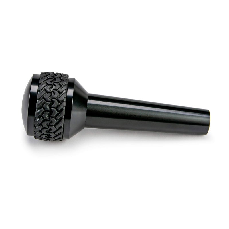 DV8 Offroad Manual Shift Knob for 2007-2010 Wrangler JK | 6-Speed Transmission | Billet Aluminum Construction | Rubber Tire Tread Grip - Image 4